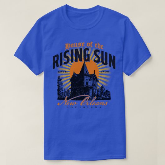 Huis van de rijzende zon t-shirt (Design voorkant)
