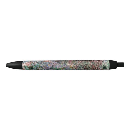 Huis van de Rozen van Claude Monet Zwarte Inkt Pen (Voorkant)