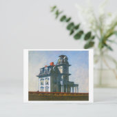 Huis van de spoorwegen | Edward Hopper | Briefkaart (Staand voorkant)