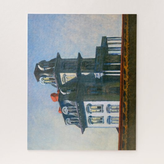Huis van de spoorwegen | Edward Hopper | Legpuzzel (Verticaal)