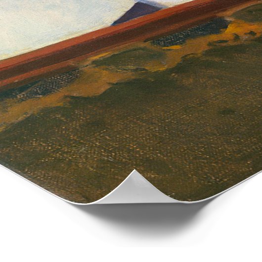 Huis van de spoorwegen | Edward Hopper | Poster (Hoek)