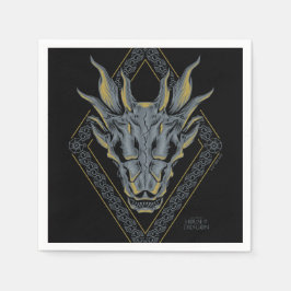 HUIS VAN DE TEKST | Balerion Skull Diamond Servet