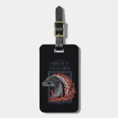 HUIS VAN DE TEKST | Drakenprofiel bij ontvlammen Bagagelabel (Voorkant verticaal)