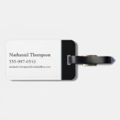 HUIS VAN DE TEKST | Drakenprofiel bij ontvlammen Bagagelabel (Achterkant horizontaal)