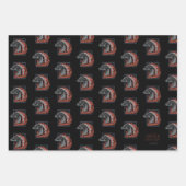 HUIS VAN DE TEKST | Drakenprofiel bij ontvlammen Inpakpapier Vel (Voorkant 3)