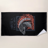 HUIS VAN DE TEKST | Drakenprofiel bij ontvlammen Strandlaken (Voorkant)