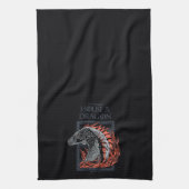 HUIS VAN DE TEKST | Drakenprofiel bij ontvlammen Theedoek (Verticaal)