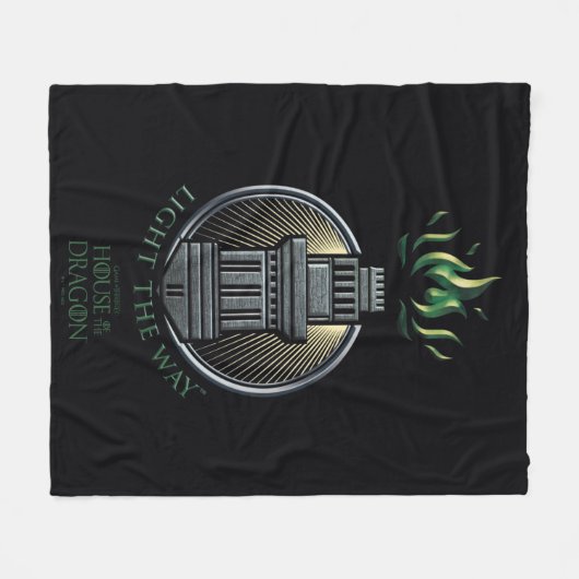 HUIS VAN DE TEKST | House Hightower Sigil Fleece Deken (Voorkant (Horizontaal))