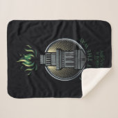 HUIS VAN DE TEKST | House Hightower Sigil Sherpa Deken (Voorkant (horizontaal))