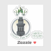 HUIS VAN DE TEKST | House Hightower Sigil Sticker (Vel)