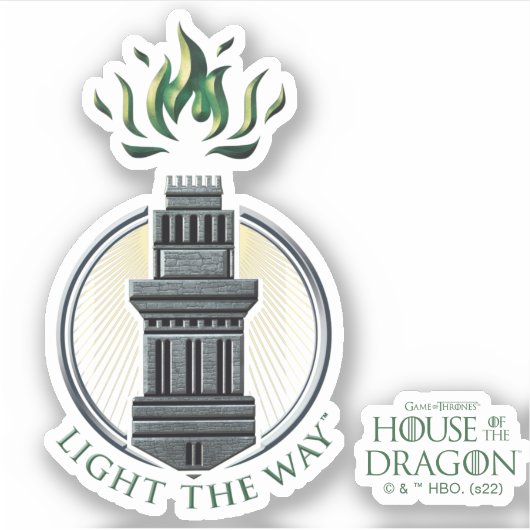 HUIS VAN DE TEKST | House Hightower Sigil Sticker (Voorkant)