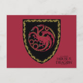 HUIS VAN DE TEKST | House Targaryen Crest Briefkaart (Voorkant)
