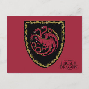 HUIS VAN DE TEKST   House Targaryen Crest Briefkaart