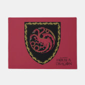 HUIS VAN DE TEKST | House Targaryen Crest Deurmat (Voorkant)
