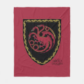HUIS VAN DE TEKST | House Targaryen Crest Fleece Deken (Voorkant)