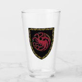 HUIS VAN DE TEKST | House Targaryen Crest Glas (Voorkant)
