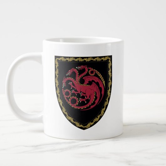 HUIS VAN DE TEKST | House Targaryen Crest Grote Koffiekop (Links)