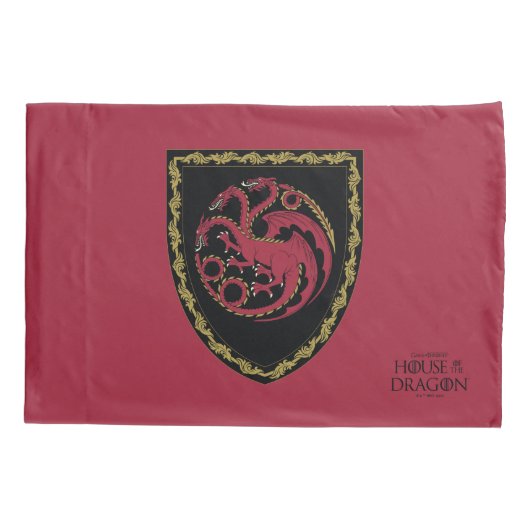 HUIS VAN DE TEKST | House Targaryen Crest Kussensloop (Achterkant)