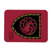 HUIS VAN DE TEKST | House Targaryen Crest Magneet (Horizontaal)