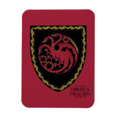 HUIS VAN DE TEKST | House Targaryen Crest Magneet (Verticaal)