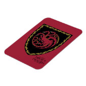 HUIS VAN DE TEKST | House Targaryen Crest Magneet (Linkerzijde)