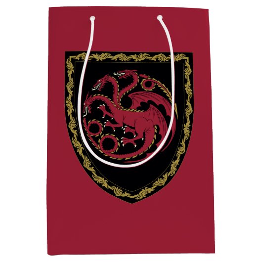 HUIS VAN DE TEKST | House Targaryen Crest Medium Cadeauzakje (Voorkant)