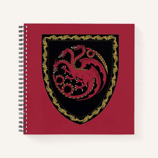 HUIS VAN DE TEKST | House Targaryen Crest Notitieboek (Voorkant)