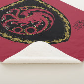 HUIS VAN DE TEKST | House Targaryen Crest Sherpa Deken (3/4)