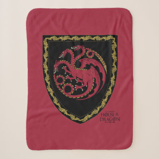 HUIS VAN DE TEKST | House Targaryen Crest Sherpa Deken