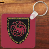 HUIS VAN DE TEKST | House Targaryen Crest Sleutelhanger (Achterkant)