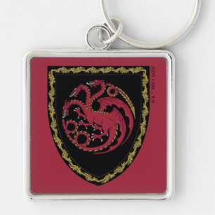 HUIS VAN DE TEKST   House Targaryen Crest Sleutelhanger