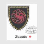 HUIS VAN DE TEKST | House Targaryen Crest Sticker (Vel)