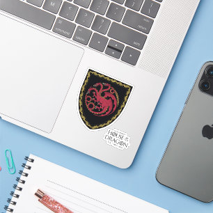HUIS VAN DE TEKST House Targaryen Crest Sticker