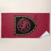 HUIS VAN DE TEKST | House Targaryen Crest Strandlaken (Voorkant)