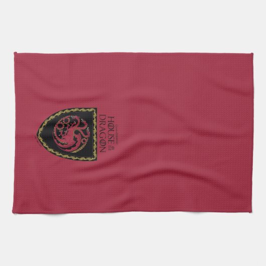 HUIS VAN DE TEKST | House Targaryen Crest Theedoek (Horizontaal)