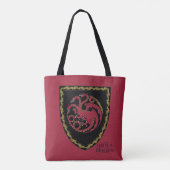 HUIS VAN DE TEKST | House Targaryen Crest Tote Bag (Achterkant)