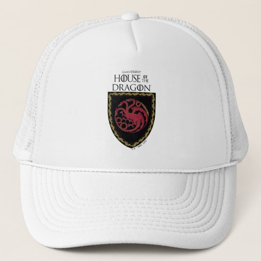 HUIS VAN DE TEKST | House Targaryen Crest Trucker Pet (Voorkant)