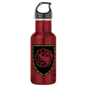 HUIS VAN DE TEKST | House Targaryen Crest Waterfles (Voorkant)