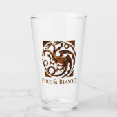 HUIS VAN DE TEKST | House Targaryen Sigil Glas (Voorkant)
