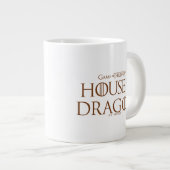 HUIS VAN DE TEKST | House Targaryen Sigil Grote Koffiekop (Voorkant rechts)