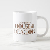 HUIS VAN DE TEKST | House Targaryen Sigil Grote Koffiekop (Rechts)