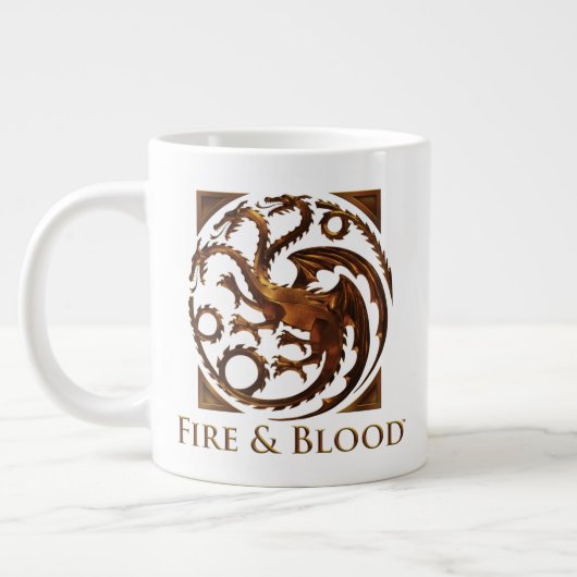 HUIS VAN DE TEKST | House Targaryen Sigil Grote Koffiekop (Links)