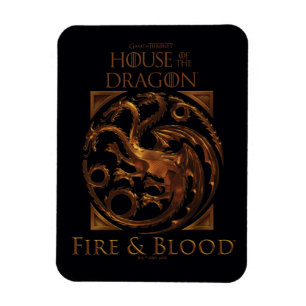 HUIS VAN DE TEKST   House Targaryen Sigil Magneet