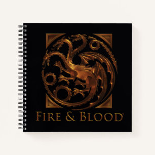 HUIS VAN DE TEKST   House Targaryen Sigil Notitieboek