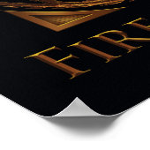 HUIS VAN DE TEKST | House Targaryen Sigil Poster (Hoek)