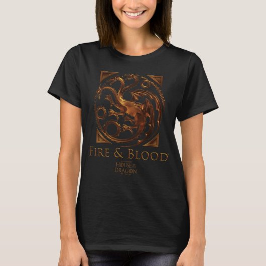 HUIS VAN DE TEKST | House Targaryen Sigil T-shirt (Voorkant)