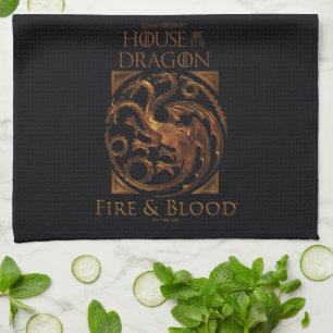 HUIS VAN DE TEKST   House Targaryen Sigil Theedoek