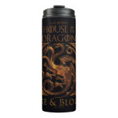 HUIS VAN DE TEKST | House Targaryen Sigil Thermosbeker (Voorkant)