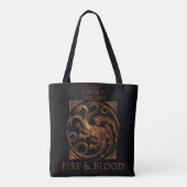 HUIS VAN DE TEKST | House Targaryen Sigil Tote Bag (Achterkant)