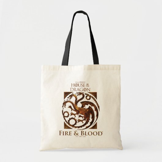 HUIS VAN DE TEKST | House Targaryen Sigil Tote Bag (Voorkant)